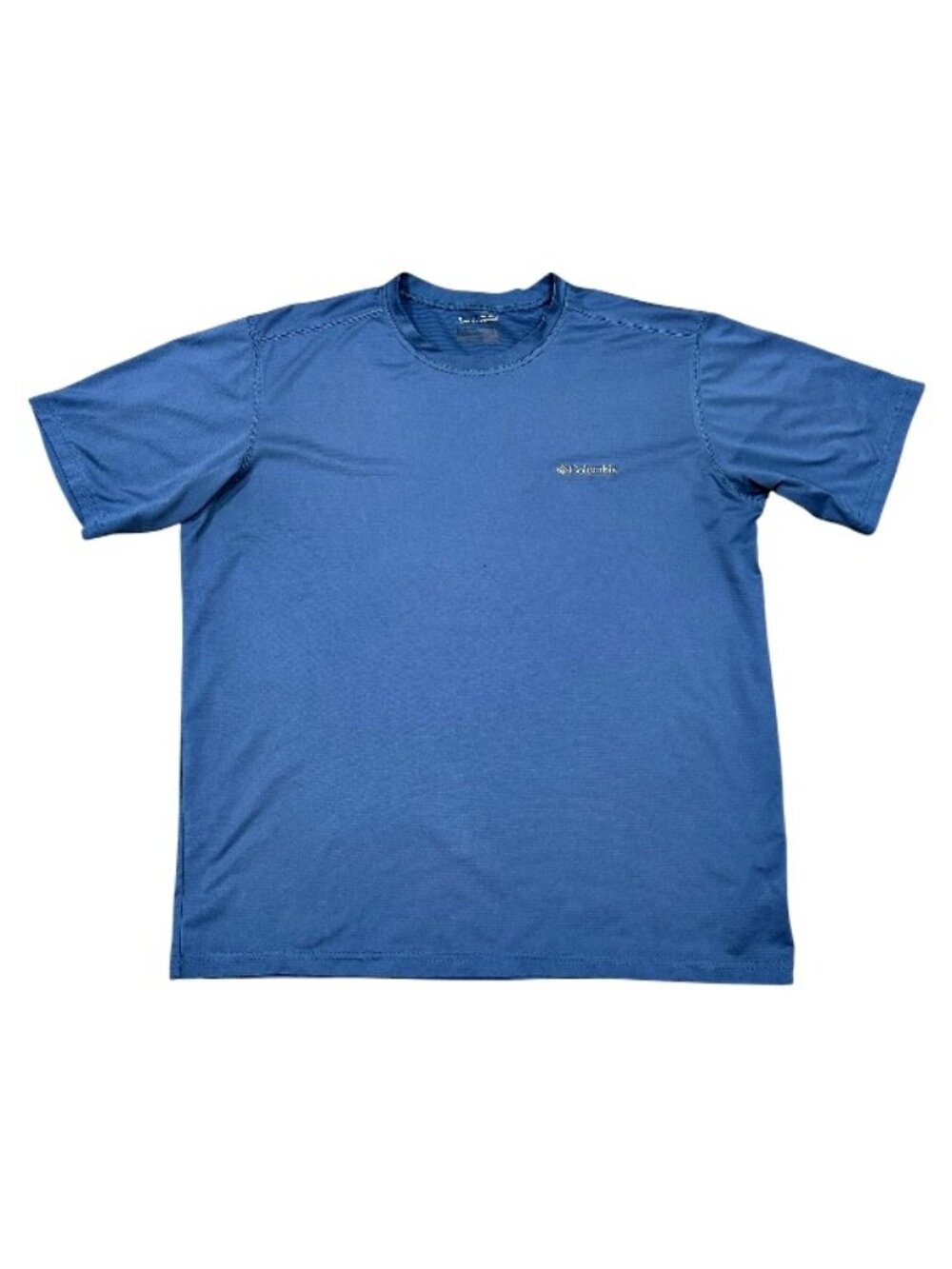 Columbia Mens XL Omni Wick Advanced Evaporation Blue Performance T Shirt 26 x 29
